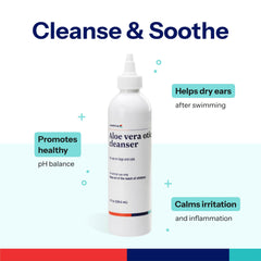 Covetrus Aloe Otic application to cat ear promotes dry, comfortable ears
