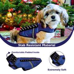 CoyoteVest SpikeVest neck and body spikes close-up for enhanced bite deterrence