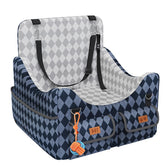 COZEER dog car seat with boosted-view design for calmer road trips