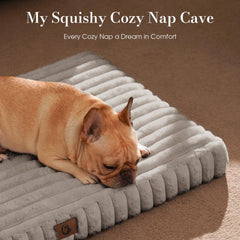 Cozila orthopedic dog bed with waterproof liner keeps foam protected during spills for lasting use.