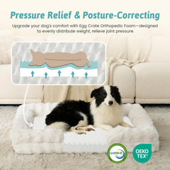 COZY KISS 3-sided bolster bed supports neck and head for restful sleep