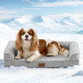 COZY KISS cooling surface bed demonstrates temperature-regulating fabric for hot days.