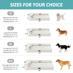 COZY KISS Cute Dog Bed removable cover for easy cleaning