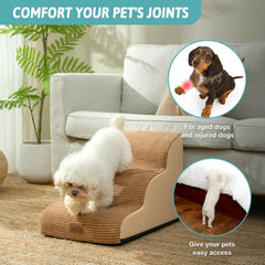 COZY KISS foam-core steps provide gentle support during climbs.