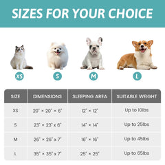 COZY KISS round fluffy pet bed offering cloud-soft comfort for naps.