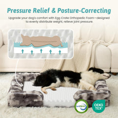 COZY KISS-three-sided-bolster emphasizes secure neck and head support.