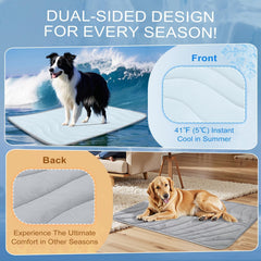 Cozyide cooling mat fabric close-up showing Arc-Chill material and cooling texture.
