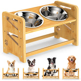 CozyLazy elevated dog bowls assembly for easy setup.