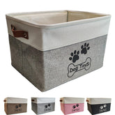 cpakowlgoo dog toy bin stands upright with a sturdy frame for easy toy sorting.