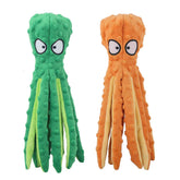 CPYOSN octopus dog toy squeaky-crinkle for interactive play and teething relief
