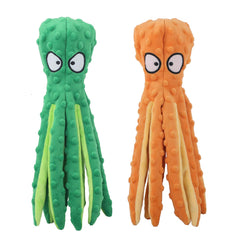 CPYOSN octopus dog toy squeaky-crinkle for interactive play and teething relief