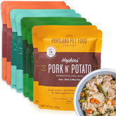 Portland Pet Food Company Beef N Rice pouch for quick, wholesome meals.