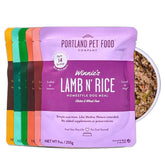 Crafted by Humans Portland Salmon Rice Pouch offers a fresh topper for picky dogs.