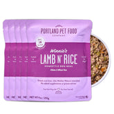 Winnie's Lamb N' Rice pouch closeup for easy, fresh meals.