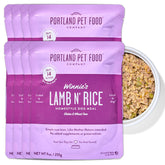Winnie's Lamb N' Rice pouch ready for a wholesome dog meal.
