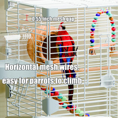 Craftsboys Basic Bird Cage top view highlighting ventilation and slim profile