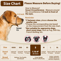 Crazy Felix front-open design muzzle enables panting and drinking during walks.