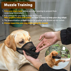 Crazy Felix open-front design allows panting and drinking during use.