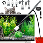 Crazyboy aquarium gravel cleaner shows 6-in-1 capability for efficient tank maintenance.