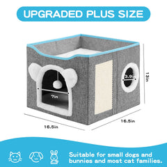 Crispedia reversible cushion winter side offers warm comfort.