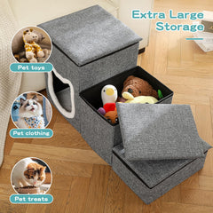 Crispedia dog stairs ideal for small dogs to reach couches safely