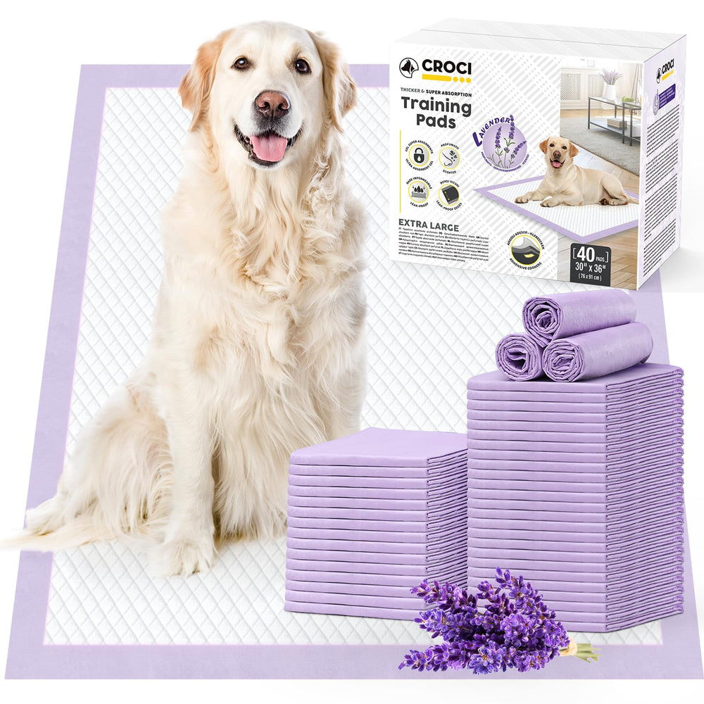 Croci extra-large dog pads 30x36in packaging ready for use and floor protection