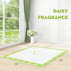 Croci extralarge dog pads daisy-pattern packaging highlights premium, ready-to-use packaging