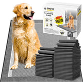 Croci Potty Pads XXL 30x36 packaging highlights charcoal odor control and absorbency