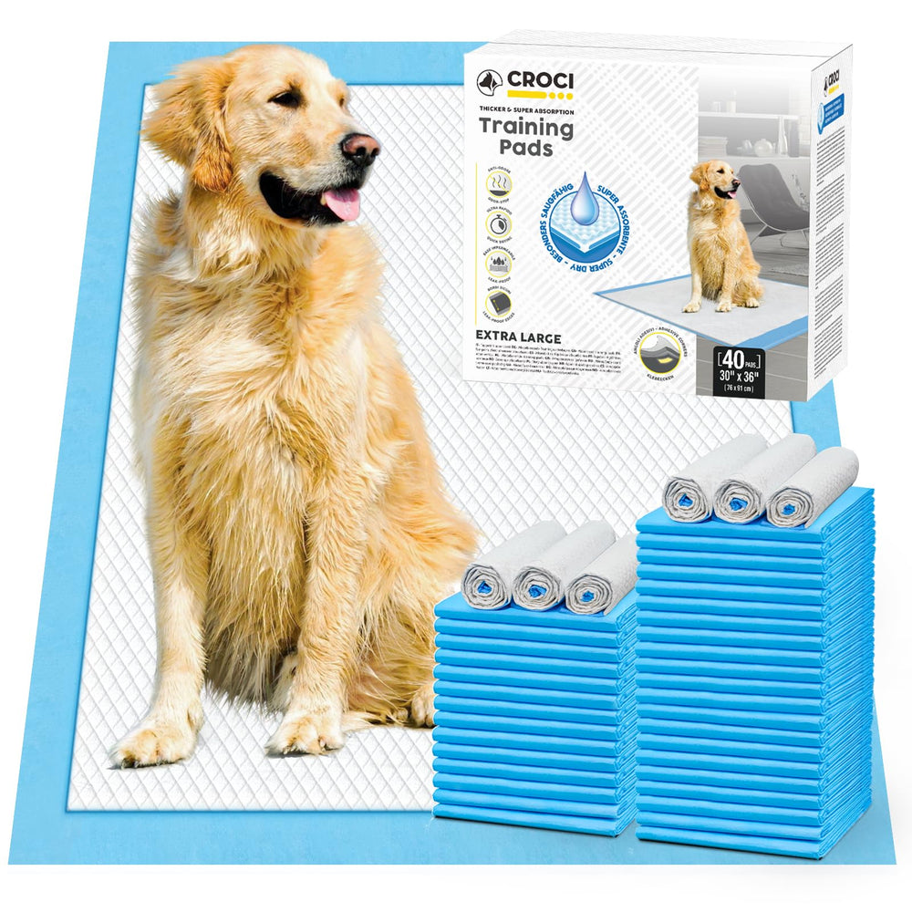 Croci Wee Wee Pads packaging shows premium branding and quick-to-use experience.
