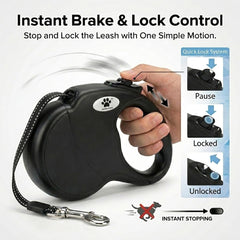Anti-chewing steel wire rope maintains leash integrity during tough chewers with CROWN PAWS.