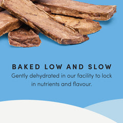 Crumps' Naturals Beef Tender Sticks soft wafer texture supports easy bites.