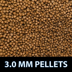 CrystalClear Staple 32% protein pellets for healthy growth in koi and goldfish.