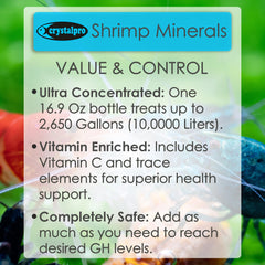 Crystalpro Shrimp Minerals drop cap in action, measuring precise dosing for your tank.