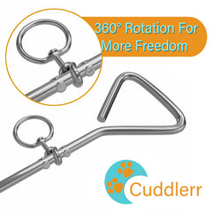 Cuddlerr heavy-duty set supports secure outdoor dog containment.