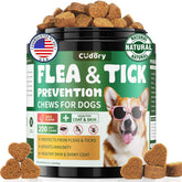 Cudory duck-flavor dog chews bag closeup highlighting natural ingredients and easy daily care.