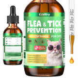 Cudory flea-tick drops bottle ready for daily cat care to support comfort.