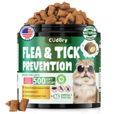 Cudory flea and tick prevention cat chews in packaging for daily protection