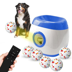 Cuelab large dog ball launcher front view for home and yard play