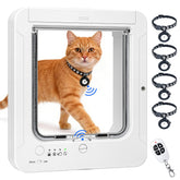 Cuibird smart cat door with RFID collar key for secure entry