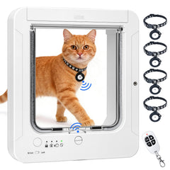 Cuibird smart cat door with RFID collar key for secure entry