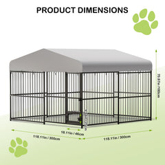 CuisinSmart durable galvanized-frame close-up illustrating long-lasting outdoor enclosure.
