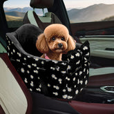 Cullaby Center Console Dog Car Seat offers a secure compact fit beside the car console.