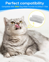 Cunina eight-pack filters for pet fountains provide convenient replacements.