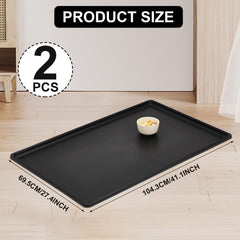 Cunno 42x27 inch kennel tray bottom protects floors