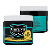 Curicyn Animal Wound Care Clay 16oz bottle for easy at-home wound care in animals.