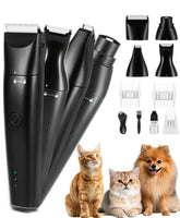 Cussity 4-in-1 dog clippers USB-C recharge ideal for at-home grooming.