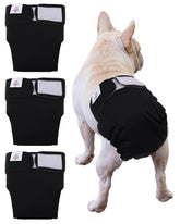 CuteBone dog diaper for docked-tail dogs, no-tail-hole, helps prevent leaks during walks.