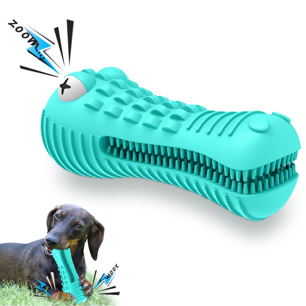 Cutiful Gator dog toy demonstrates rugged durability for aggressive chewers.