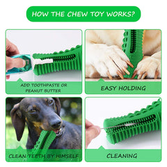 Cutiful Gator dog toy being chewed by a large dog