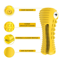 Cutiful Gator toy contains squeaker for added interactive fun.